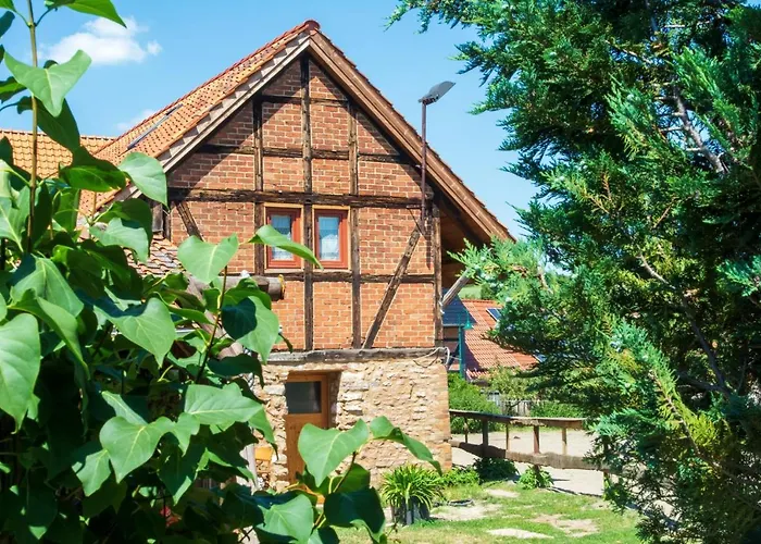 公寓 Bauernhof Lisa Offenstall Und Taubenschlag Wienrode