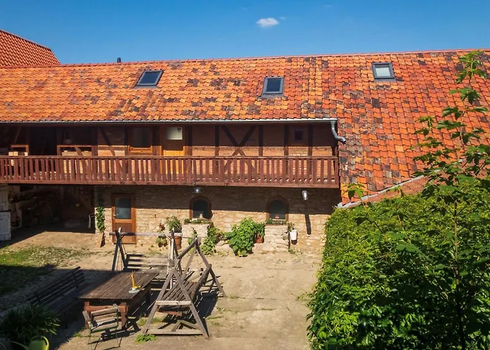 公寓 Bauernhof Lisa Offenstall Und Taubenschlag Wienrode